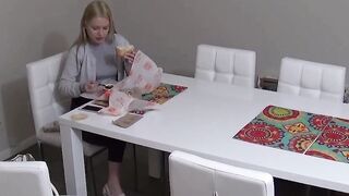 Sexy Blonde Model Super Able to Make Cock Hard