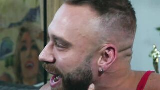 Gay porn stars anal fucking after interview