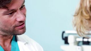 Teen seeking help from the sexy doctor