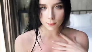 Poolside Passion Minx in a Swimsuit Suck