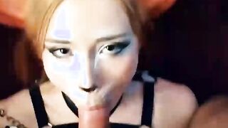 Stepsister Deepthroat Dick and Cum in Mouth