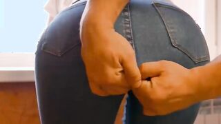 Doggy Fuck Tight Pussy Stepsister near the Window