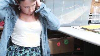 Petite teen gets punish fucked real hard
