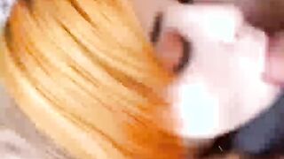 Beautiful Stepsister Gives Blowjob With Cum on Face
