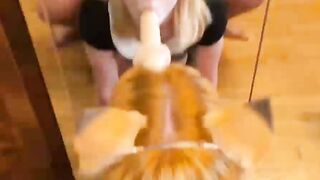 Stepsister Deepthroats Big Dick and Sex