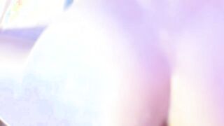Shemale got pounded by babe fake cock