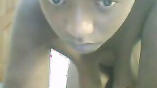 African Big Booty Dildo Asshole