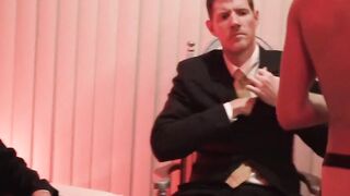 Strange men gropes Austin Young's body down to his pink hole and to his boy cock