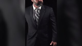The twink's wet tongue slid over into Bishop Angus' thick and meaty cock