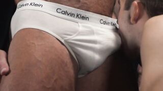 Boy gay Dallas Steele only wanted the master's oversized cock to rock hard in his tin