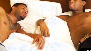 King Joker moans on King Bae big dick and bareback groove