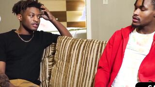 Hakunabad & Jaylen Rebel two way blowjob and bareback fuck