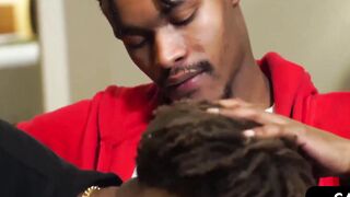 Hakunabad & Jaylen Rebel two way blowjob and bareback fuck