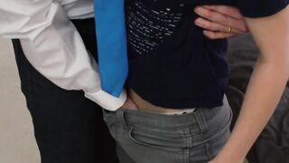 Eli Lincoln got rammed in bareback after getting a rimjob from Dr Wolf