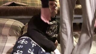 Young gay Felix Maze got a soared hole after being fucked and bred by the old man Leg