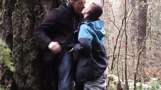 The handsome old jock Legrand Wolf slid his dick into the boy's mouth and then to his