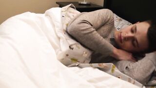 Mr. Alex Killian laid back on the boy's tiny bed and got anal fucked by the boy's raw