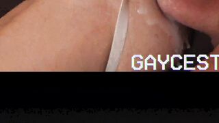 Ian Levine's nipples erected as Myles Landon groped and fondled his entire body