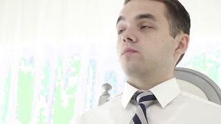 Marcus Riverse felt an intense ecstasy as the master started to grope his thigh up to