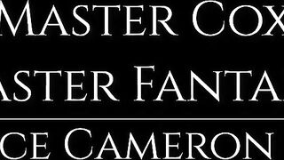 Queer Cameron Basinger shivered as he got spit roasted in threeway by Masters Cox and