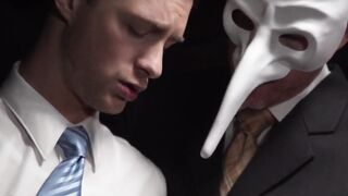 Queer Apprentice Cole Blue felt the grandmaster's hardon meaty work its way inside hi