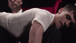 Apprentice Marcus Ryan got spanked in the ass and felt pleased about it rather than b