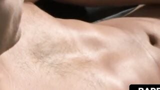 Johnny posed in front of the camera and couldn't wait to blast a load of cum all over