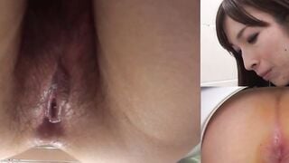 Entrancing Asian angels pussy playing and peeing aggregation