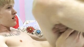 Miles an inked twink was fucked by his skinny boyfriend while on a mission