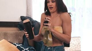 Busty milf assfucked by her teens friend