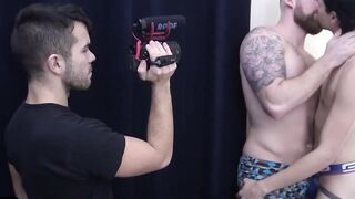 JJ Thorne worships his tattooed to and hungrily swallows his meat and works out a thi