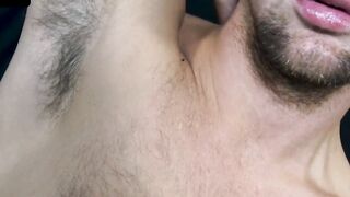 Riley Ross is on all fours with his mouth open and eagerly swallowing down his top's