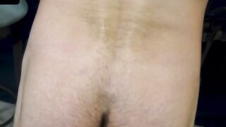 Riley Ross is on all fours with his mouth open and eagerly swallowing down his top's