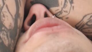 A big raw cock was used on a Latino cutie with tattoos