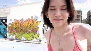 Riley Jean sucking and banging huge dick