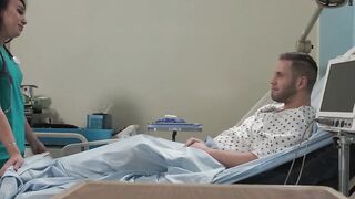 Shemale nurse bareback fucked by perv patient
