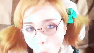 Cute Stepsister Deepthroat Dick Lover an