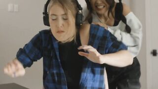 Asian coed goes after former babysitter