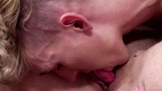 Big dick Hayden Wulf starts to pump furiously in and out of the trans man's slippery