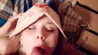 Stepsister Suck Dick Boyfriend in a Bathhouse POV