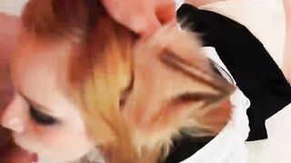 Stepsister Fucks in Mouth High Class after Homework