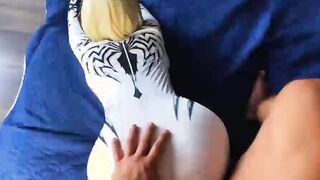 Anti Venom Deep Sucking and Sensual Fucking Cosplay
