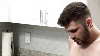 Tyler Castle's rock-hard and Luke's quick to get on his knees and swallow Tyler's pro