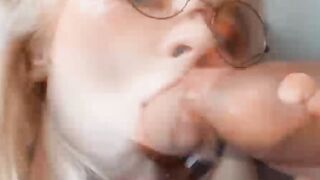 Stepsister Sucks Neighbors Dick and Swal