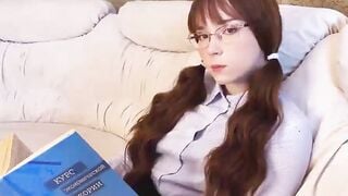 Brother Fucked Sexy Sister in Stockings and Cum on Face