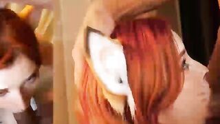 Sexy StepSister Plays with Dildo and S