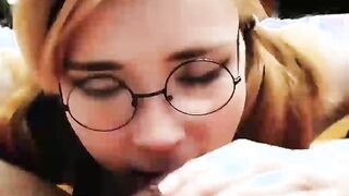 Cute Excellent StepSister Diligently Sucks Dick