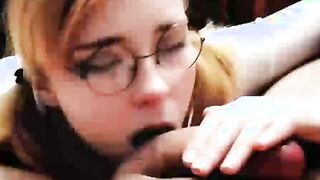 Cute Excellent StepSister Diligently Sucks Dick