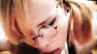 Cute Excellent StepSister Diligently Sucks Dick