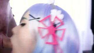 Stepsister Gives Master a Deep Blowjob